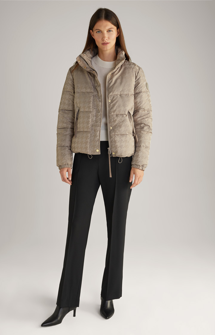 Quilted Jacket in Greige