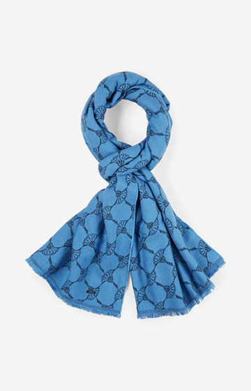 Schal Felix in Dunkelblau/Hellblau