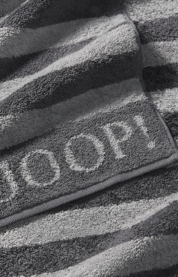 Handtuch Classic Stripes in Anthrazit