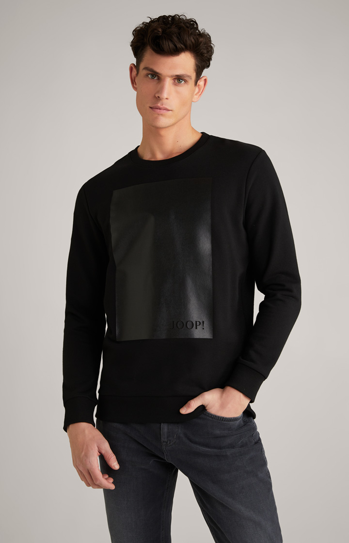 Sweatshirt Sandor in Schwarz