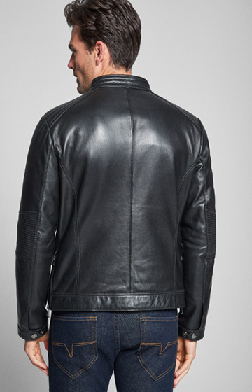 Lederjacke Gregory in Schwarz
