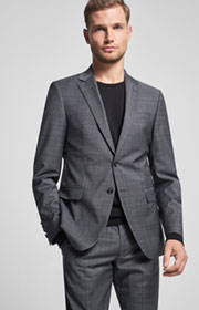 Baukasten-Sakko Herby in Mittelgrau