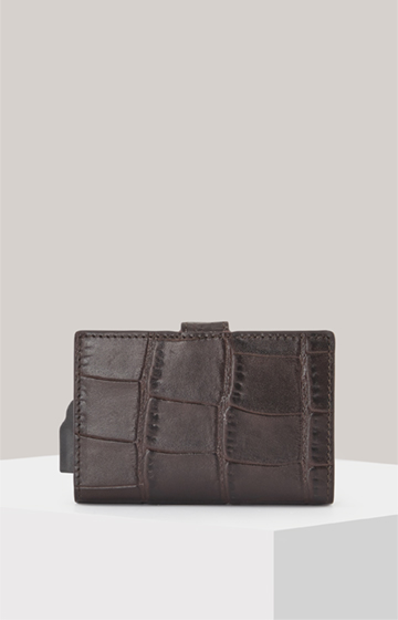 Fano C-Two E-Cage wallet in dark brown