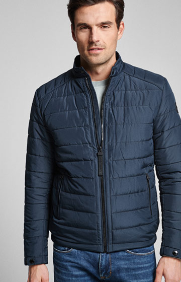 Steppjacke Nylson in Dunkelblau
