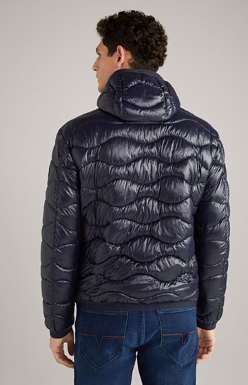 Abano Quilted Jacket in Dark Blue
