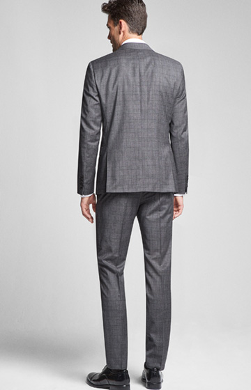 Glencheck-Anzug Herby-Blayr in Grau kariert