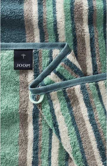 Ręcznik kąpielowy JOOP! MOVES STRIPES w kolorze turkusowym