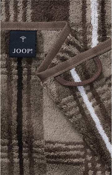 JOOP! CHECKS graphite checked shower towel
