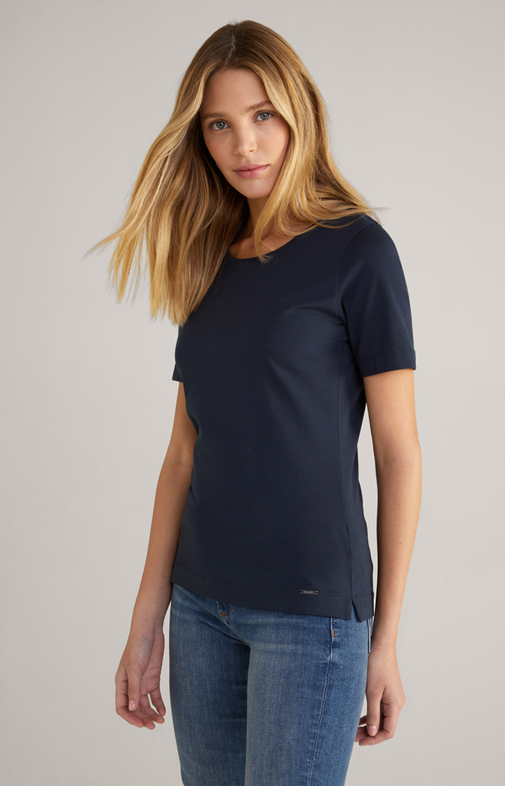 Basic T-Shirt Tess in Schwarz