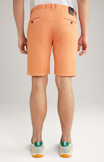 Bay chino shorts in orange