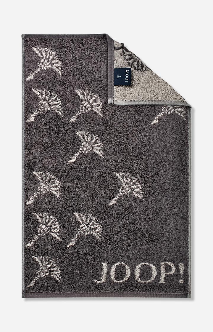 Ręcznik dla gości JOOP! MOVE FADED CORNFLOWER w kolorze antracytowym