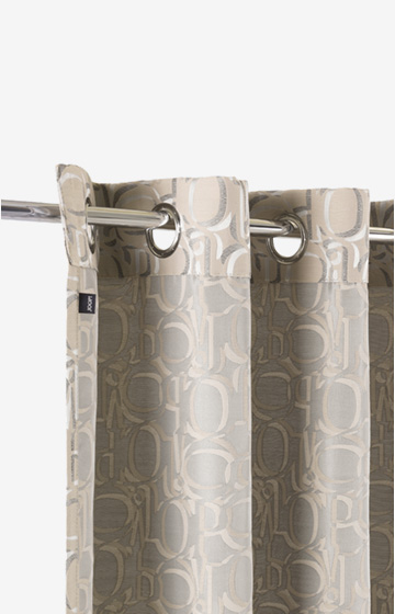Ready-made JOOP! Ornament Curtains in Beige