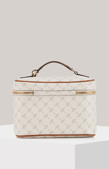 Cortina Flora Beauty Case in Off-white