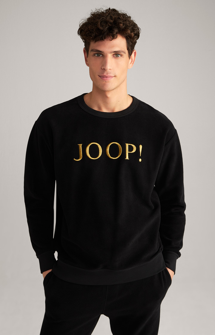 Loungewear Sweatshirt in Schwarz