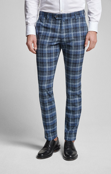 Hose Hank in Dunkelblau kariert