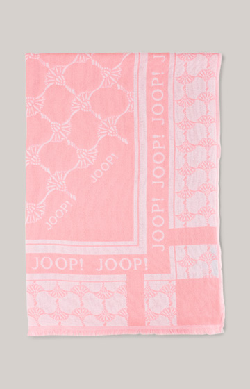 Jaquard-Schal in Rosa