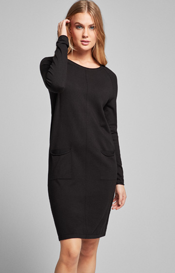 Strick-Kleid Katia in Schwarz