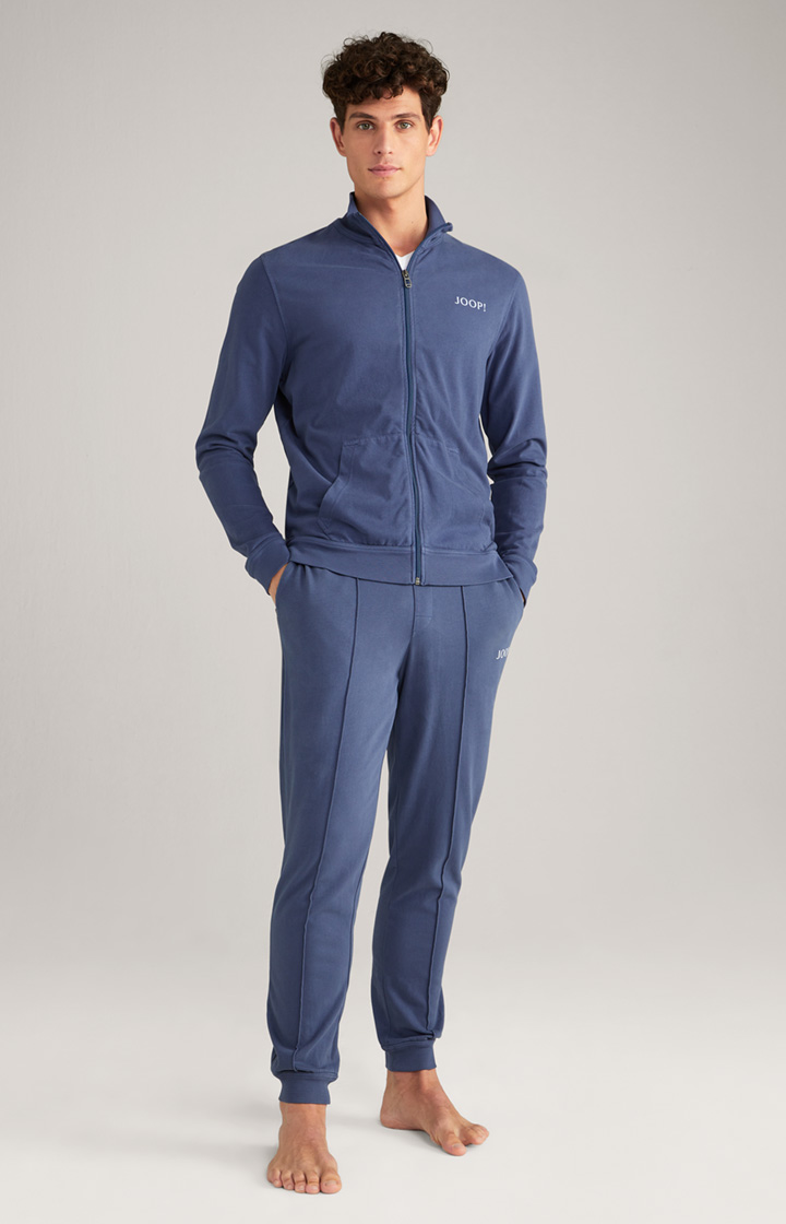 Loungewear Sweatjacke in Blau