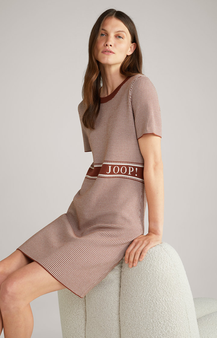 Knitted Dress in Brown