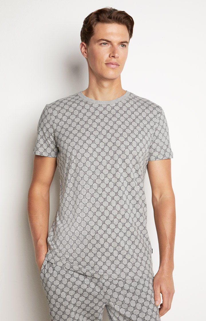 Loungewear T-Shirt in Grau