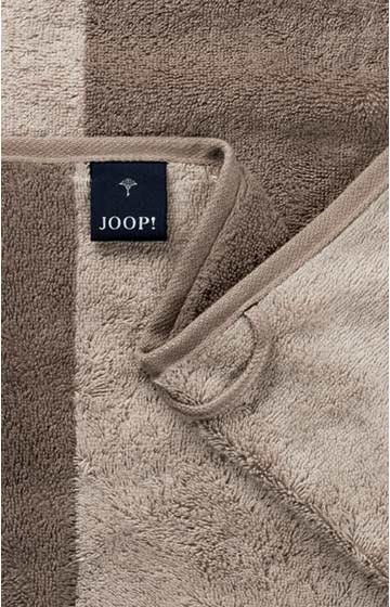 Ręcznik kąpielowy JOOP! TONE DOUBLEFACE w kolorze piaskowym
