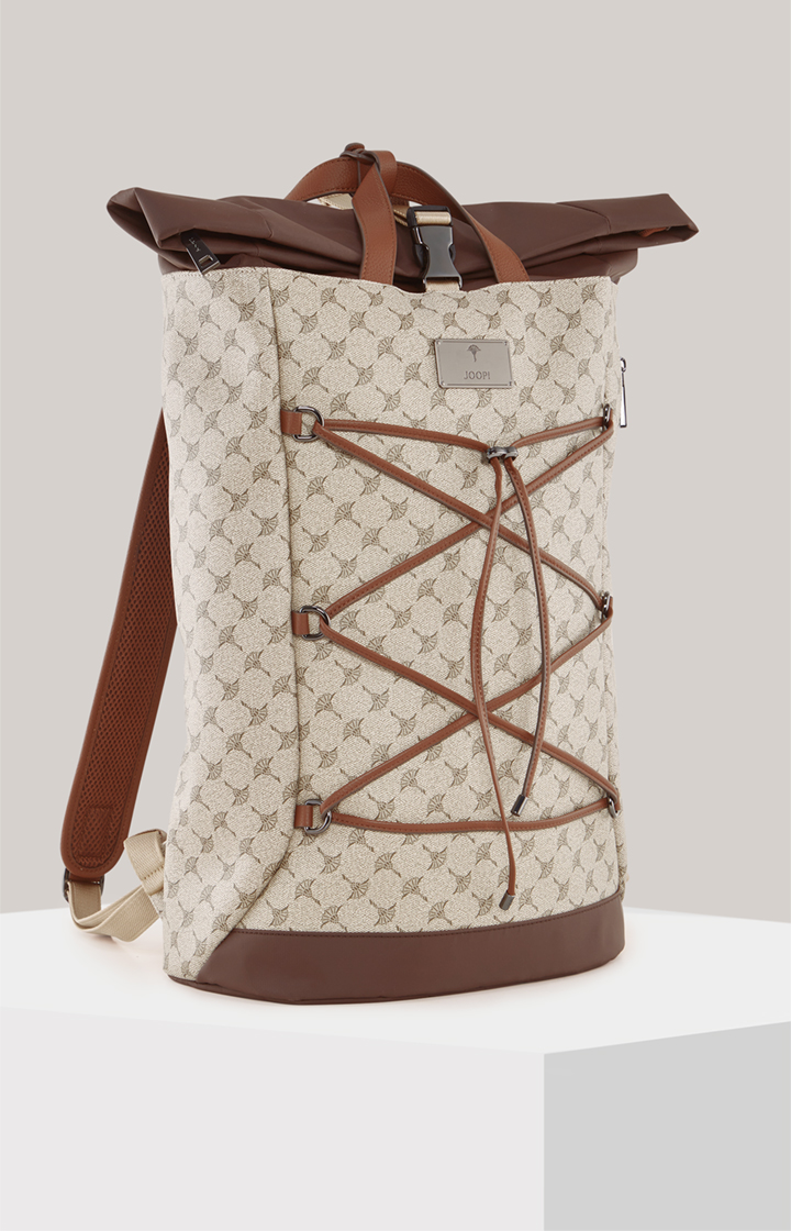 Mazzolino Luc Backpack in Beige/Brown