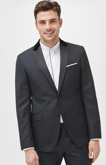 Smoking-Sakko Horace in Schwarz