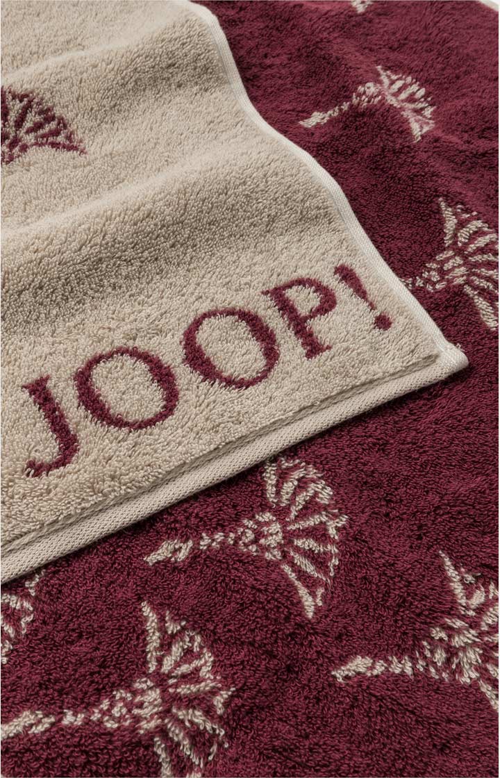 Ręcznik dla gości FADED CORNFLOWER marki JOOP! w kolorze różowym, 30 x 50 cm