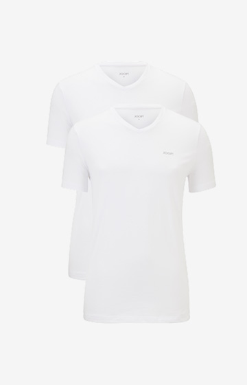 2er-Pack Cotton-Stretch T-Shirts in Weiß