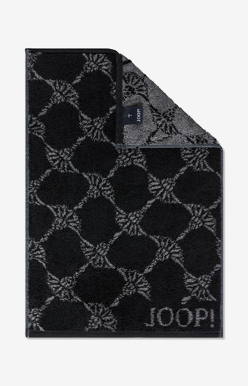 JOOP! CLASSIC Cornflower CLASSIC cornflower sauna towel in black