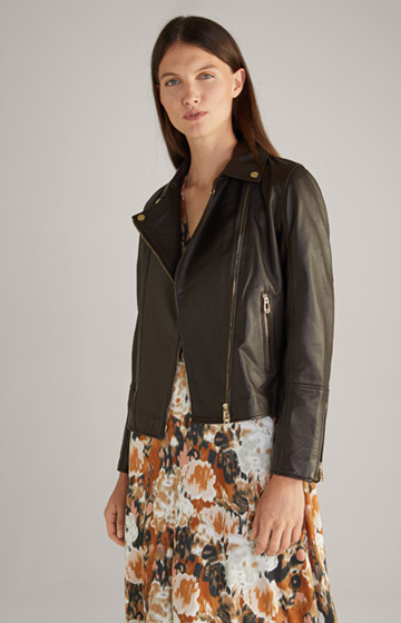 Leather Jacket in Dark Brown