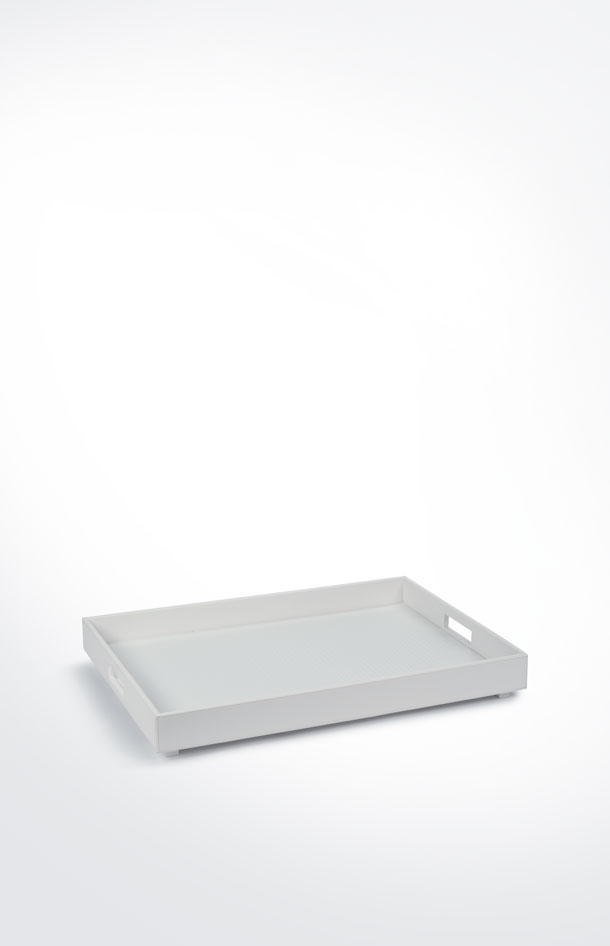 Large homeline tray, white