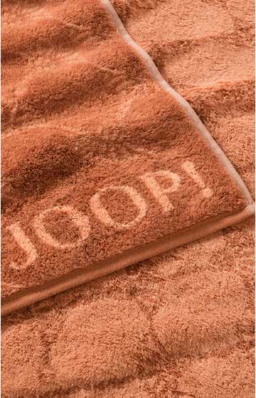 JOOP! CLASSIC CORNFLOWER shower towel in copper