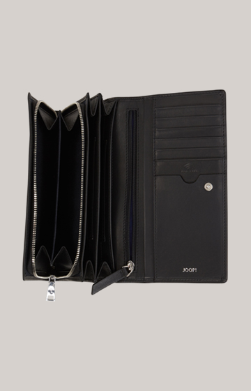 Leads to product detail page "Geldbörse Sofisticato Europa in Schwarz"