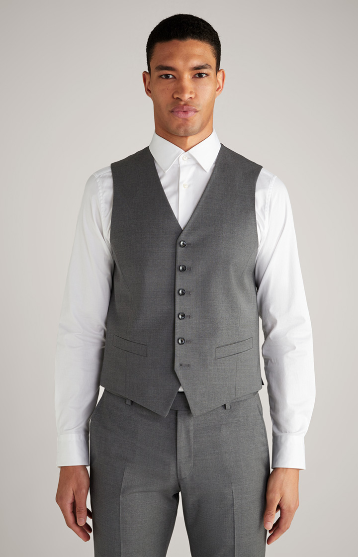 Wackno Modular Suit Waistcoat in Grey