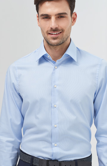 Hemd Martello in Mittelblau