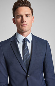 Baukasten-Sakko Damon in Blau meliert