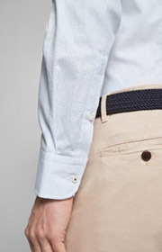 Hemd Mika in Hellblau/Weiß kariert