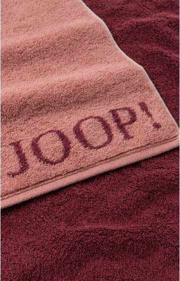 JOOP! CLASSIC DOUBLEFACE Face Towel in Rouge, 30 x 30 cm