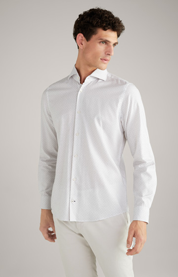 Koszula Pai w biało-jasnoniebieski wzór