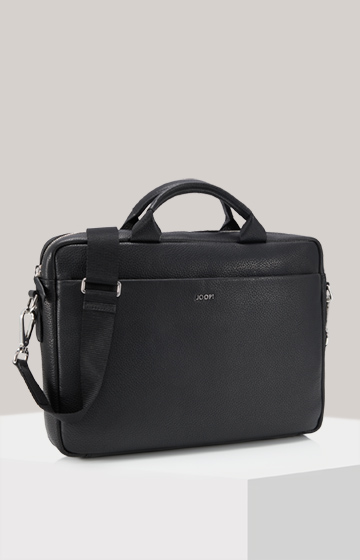 Cardona Pandion crossbody business bag in Black