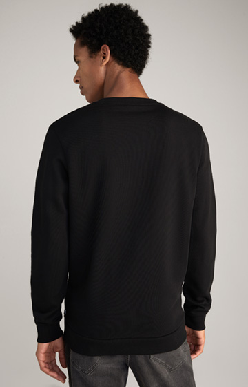 Sweatshirt in Schwarz