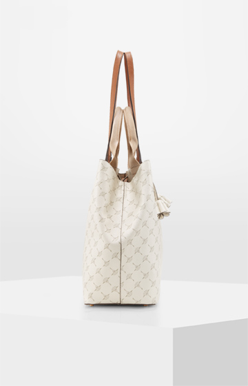 Shopper Cortina Sara in Creme