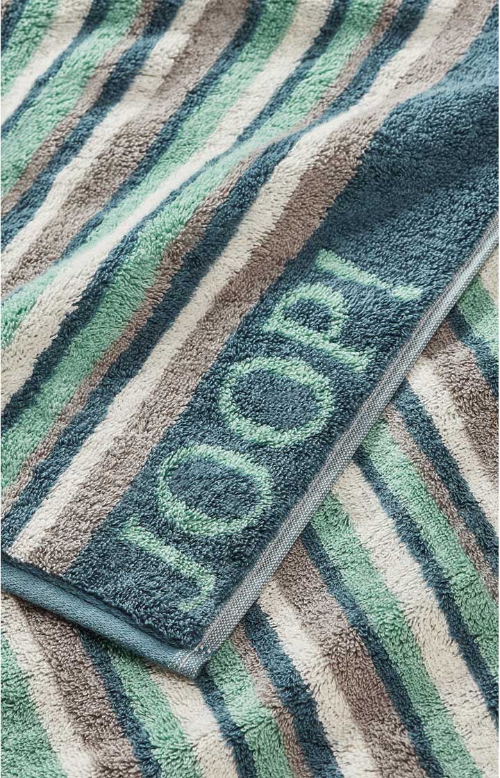 Ręcznik JOOP! MOVE STRIPES w kolorze turkusowym
