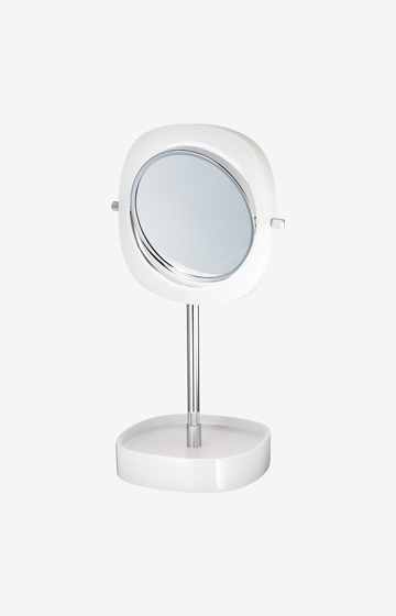 Kosmetikspiegel Crystal Line in Weiß