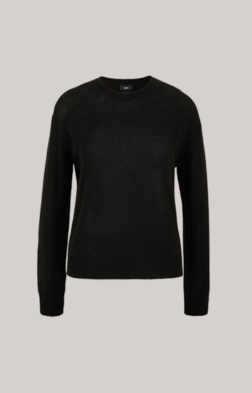 Kaszmirowy sweter w kolorze czarnym