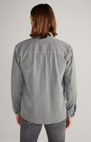 Overshirt Haper in Medium Grau