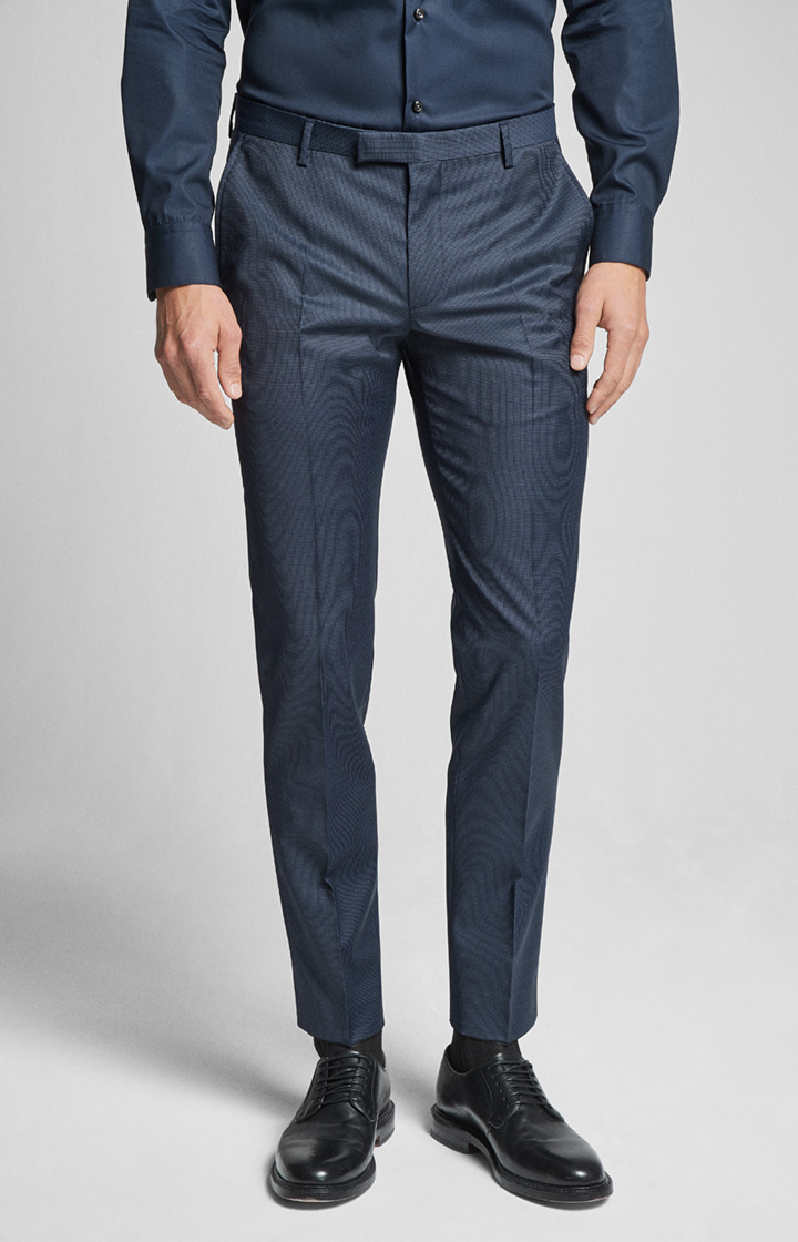 Baukasten-Hose Blayr in Navy gemustert