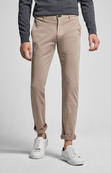 Hose Steen in Dunkelbeige