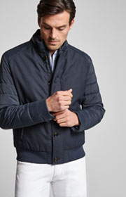 Jacke Flynn in Navy